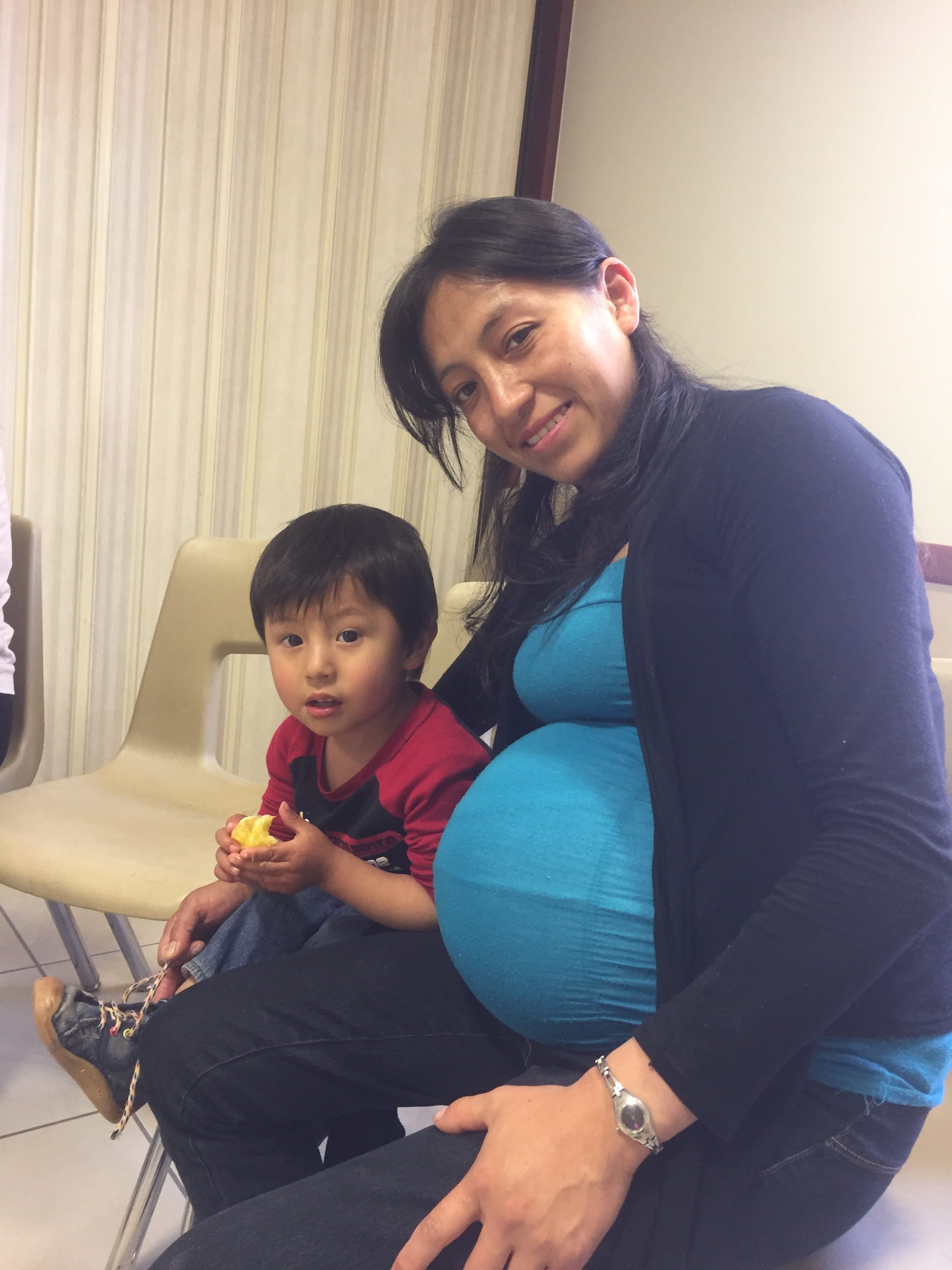 Urubamba-screening-pregnant-Mom-and-son-being-helped-in-the-program